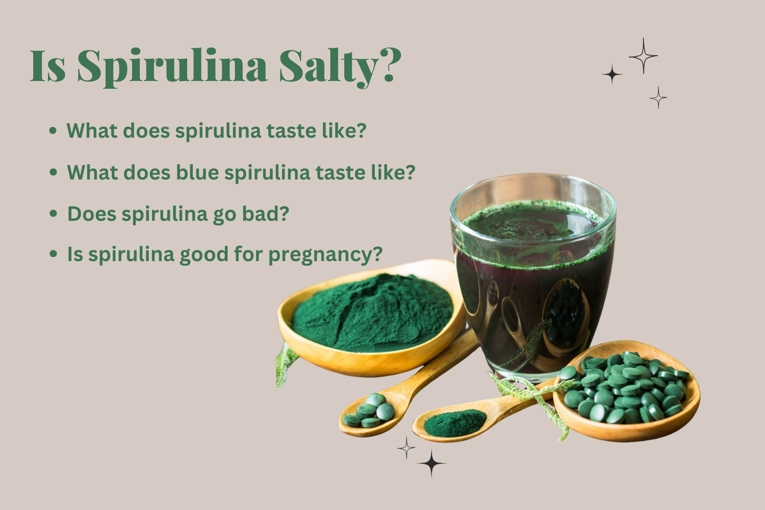 Is Spirulina Salty