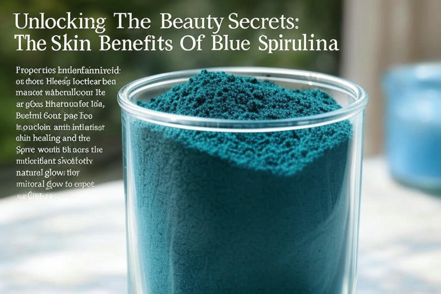 benefits of blue spirulina for skin