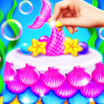 Mermaid Glitter Cake Maker Free Online Unblocked Games